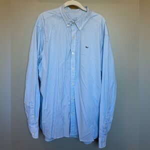 Men’s Vineyard Vines Performance XXL Classic Fit Whale Button-Down